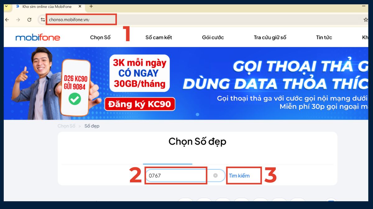 mua SIM đầu số 0767 online