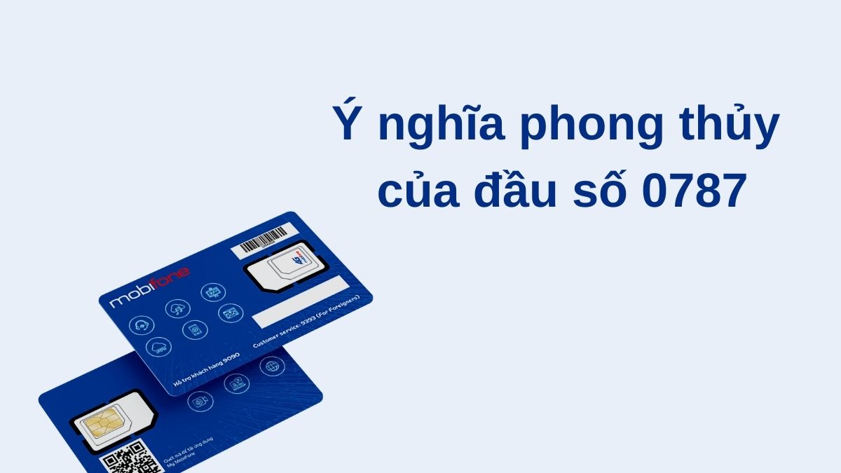 Ý nghĩa đầu số 0787