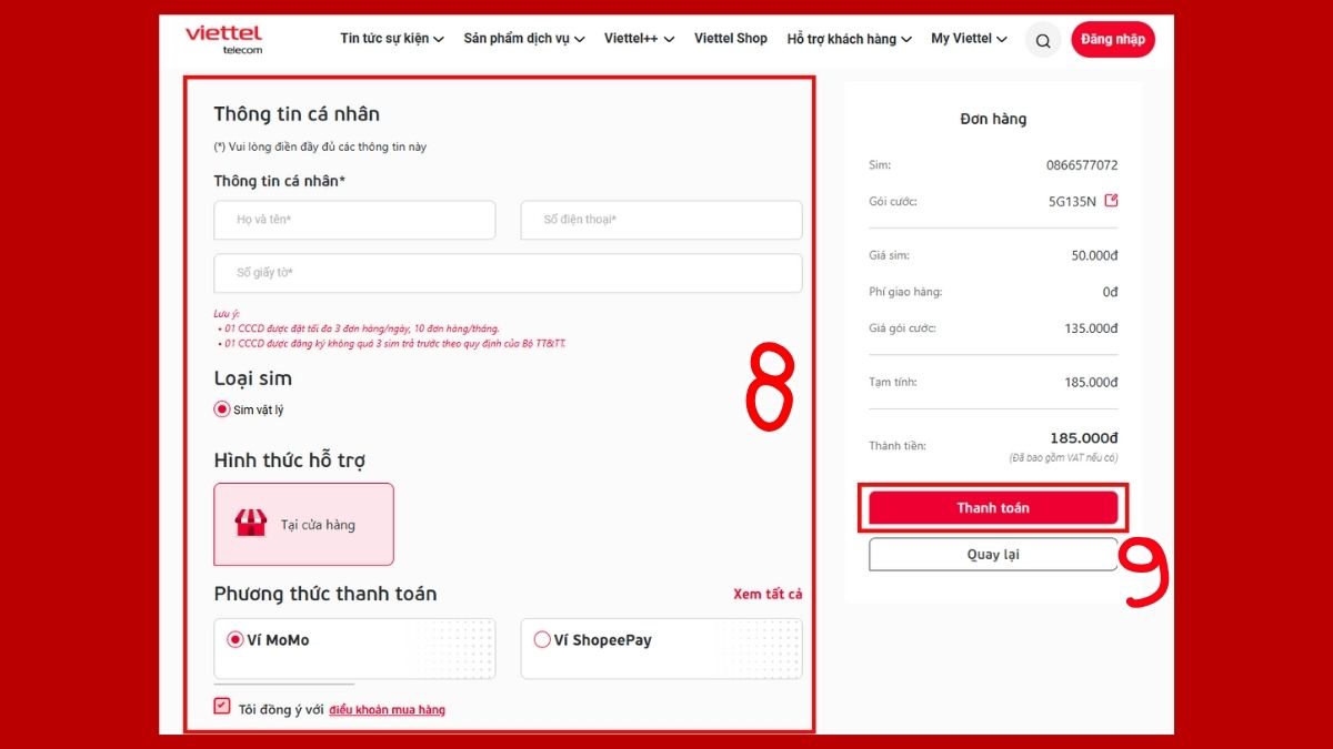 mua sim 0866 viettel tại nhà