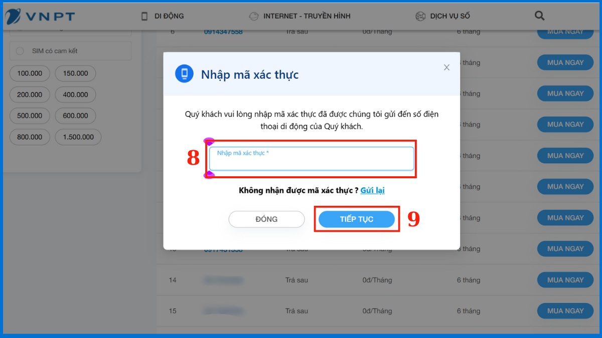 đầu số 0917 vinaphone