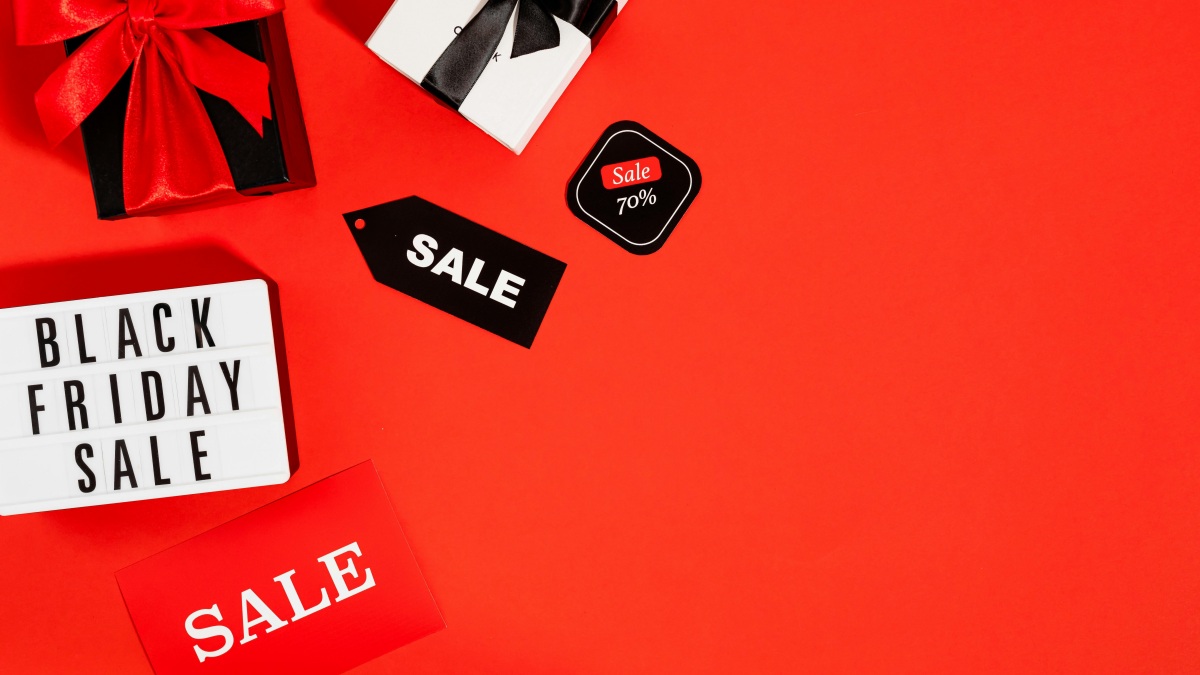 background Black Friday đỏ