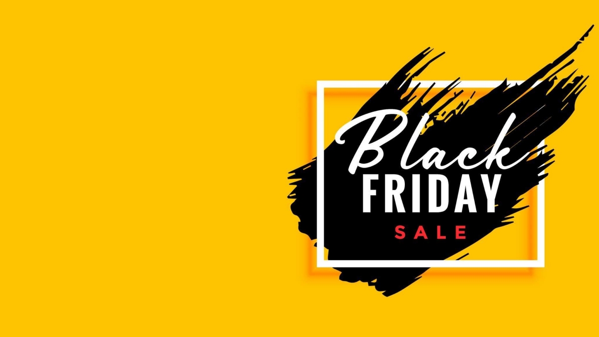 background Black Friday vàng mẫu 1