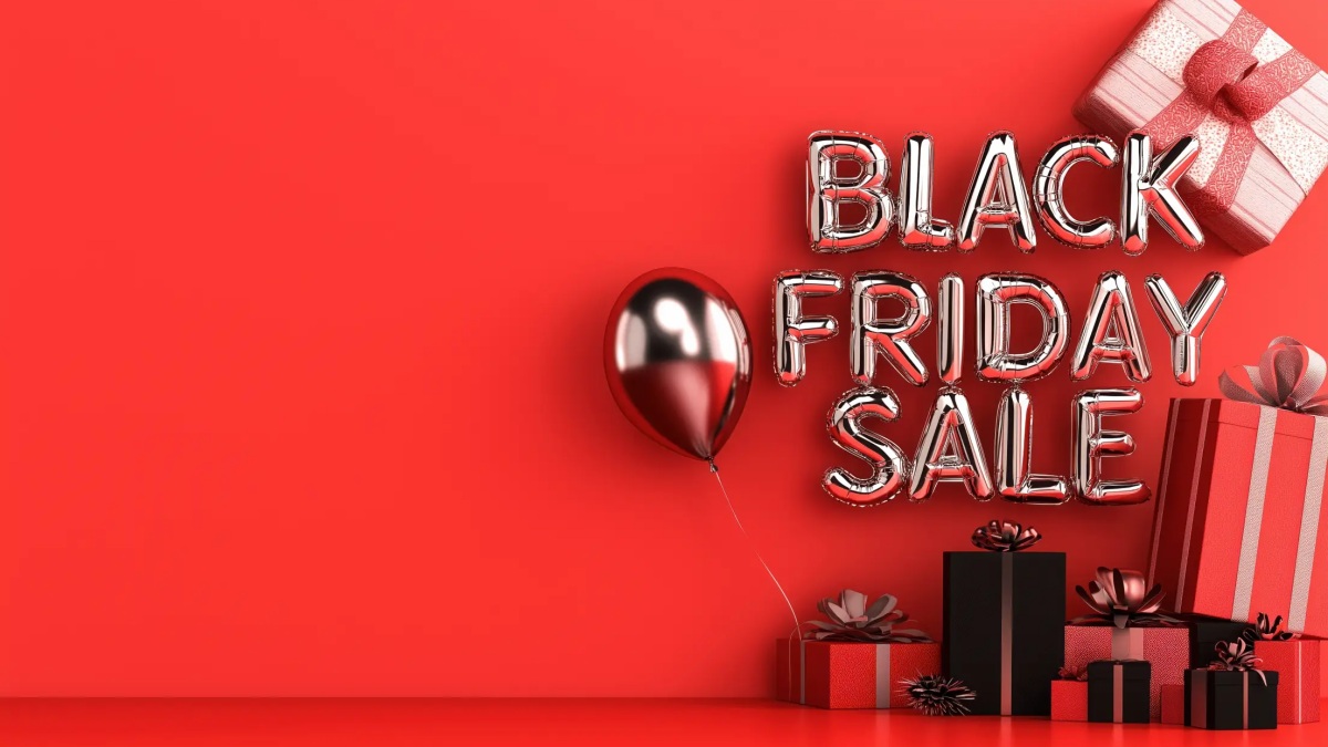 background Black Friday đỏ mẫu 2