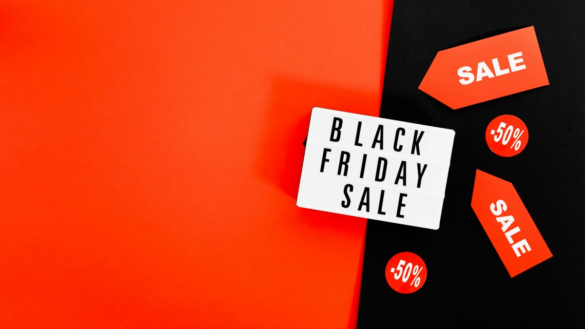 background Black Friday đơn giản mẫu 5