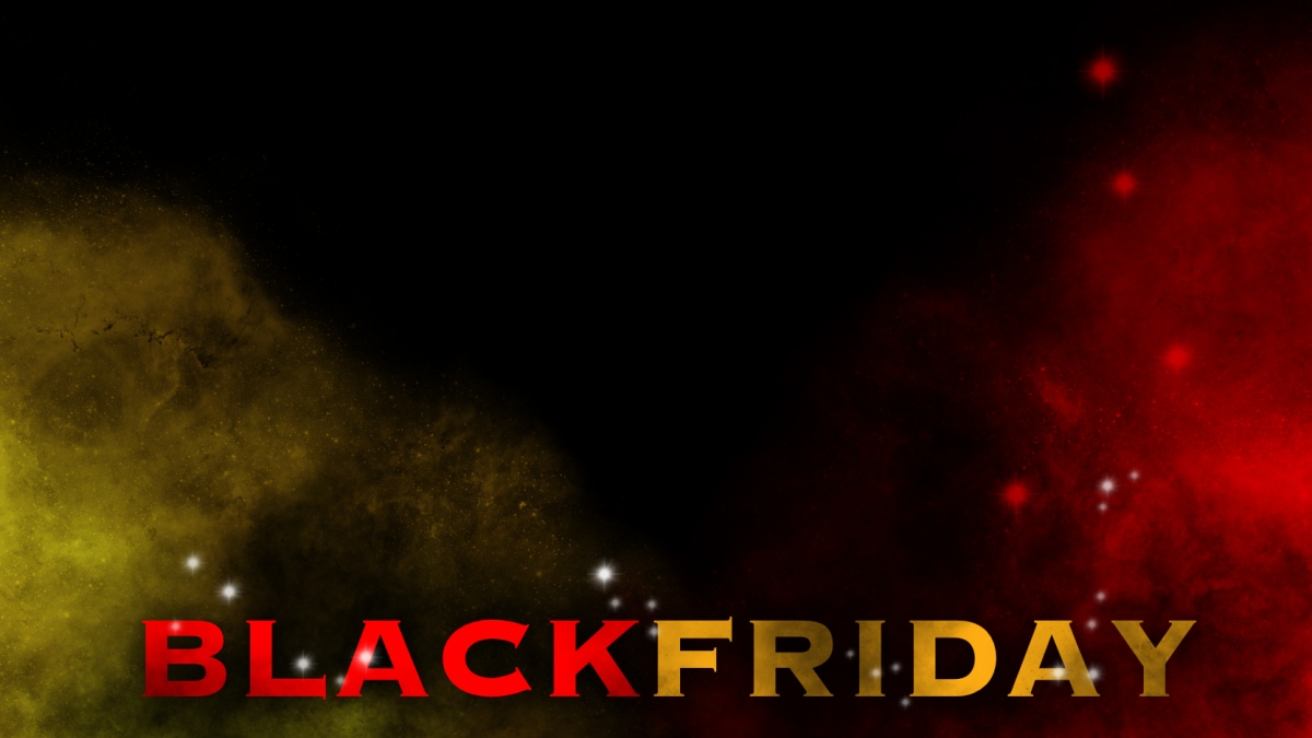 background Black Friday 3D mẫu 1