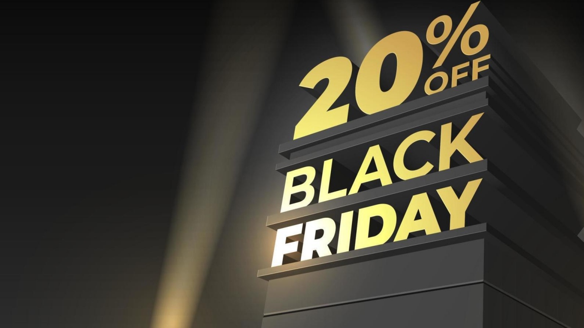 background Black Friday 3D mẫu 3