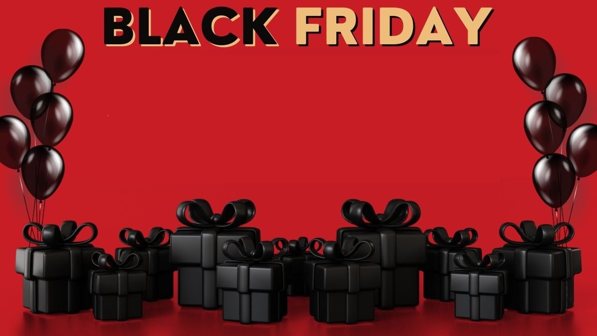background Black Friday 3D mẫu 4