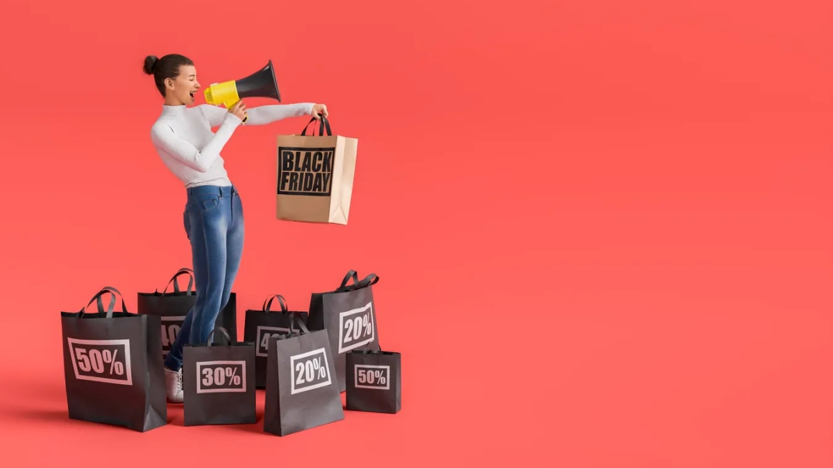 background Black Friday đỏ mẫu 5