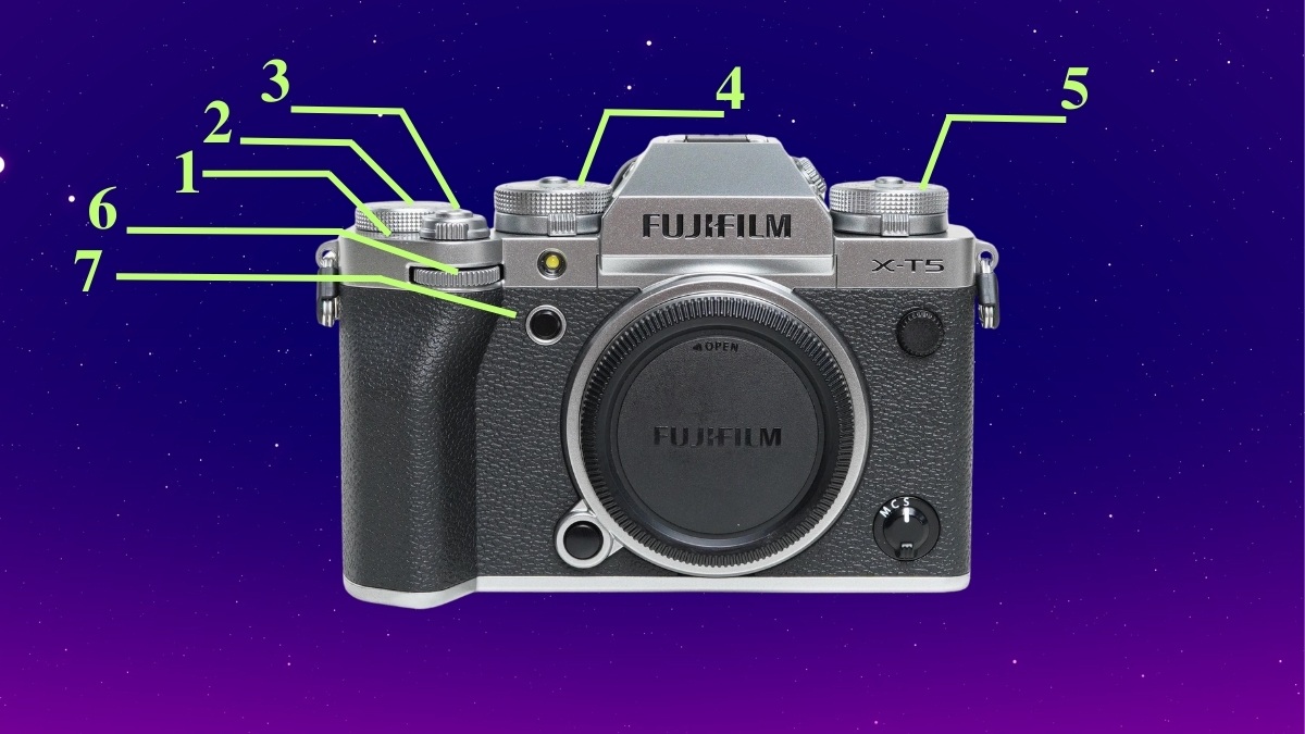 các nút trên máy ảnh fujifilm