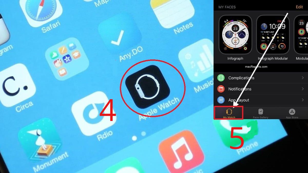 mở bluetooth trên my watch