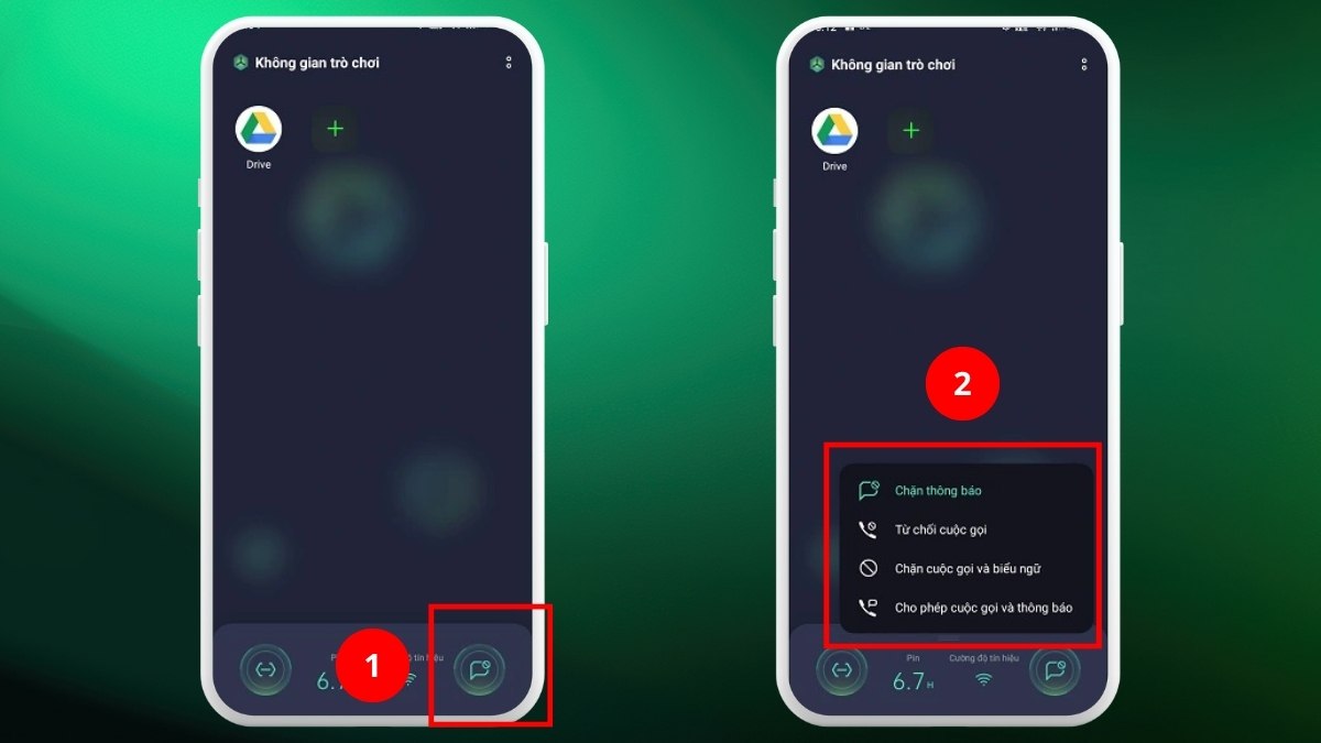 cách bật không gian trò chơi điện thoại realme