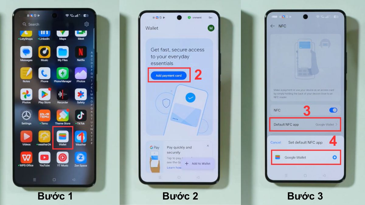 cách bật nfc trên điện thoại realme