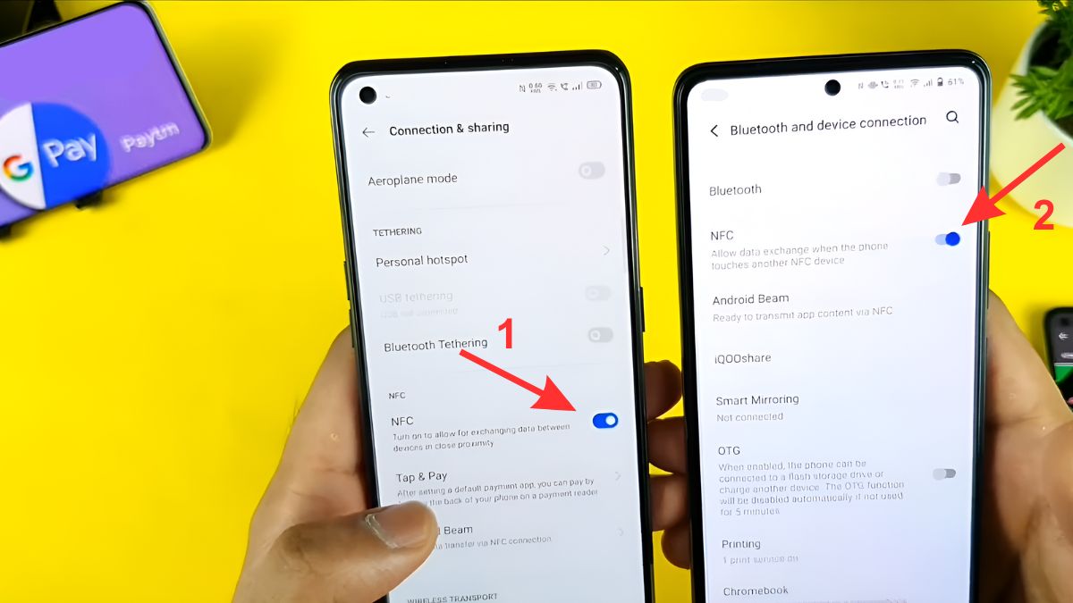 mở nfc trên realme