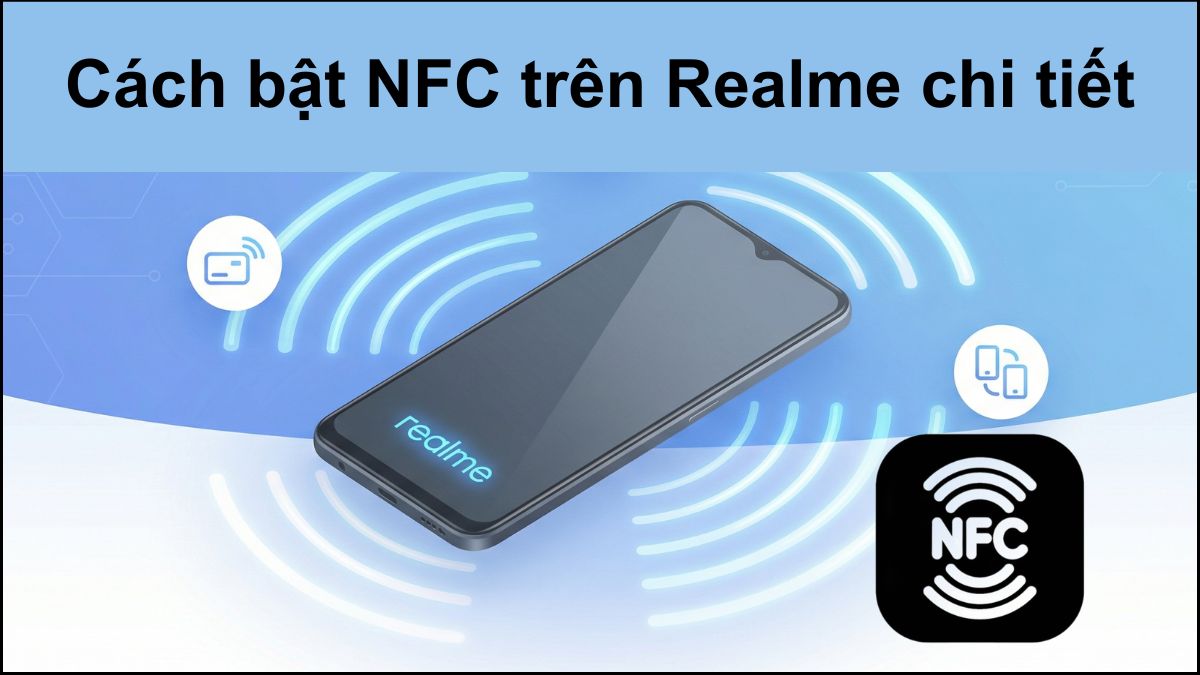 Cách bật NFC trên Realme chi tiết từ A - Z