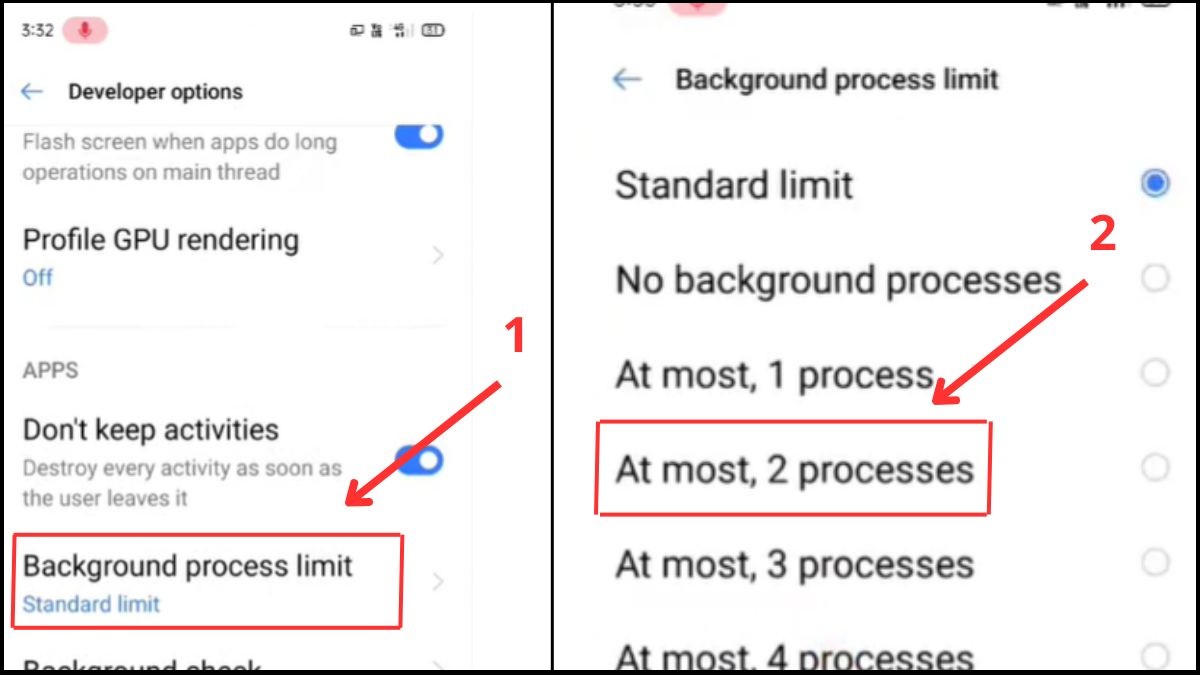 tắt tùy chọn nhà phát triển realme