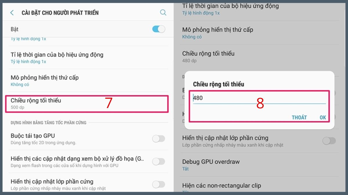 cách chỉnh dpi điện thoại realme
