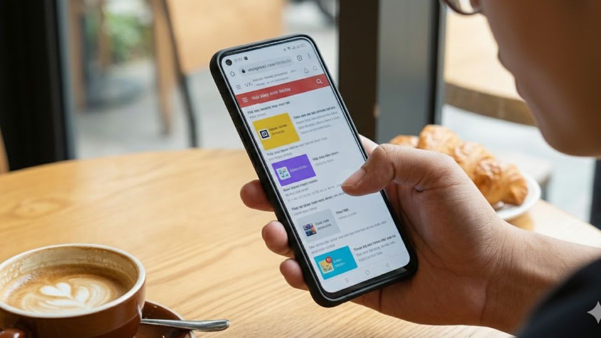 không gian hiển thị Realme