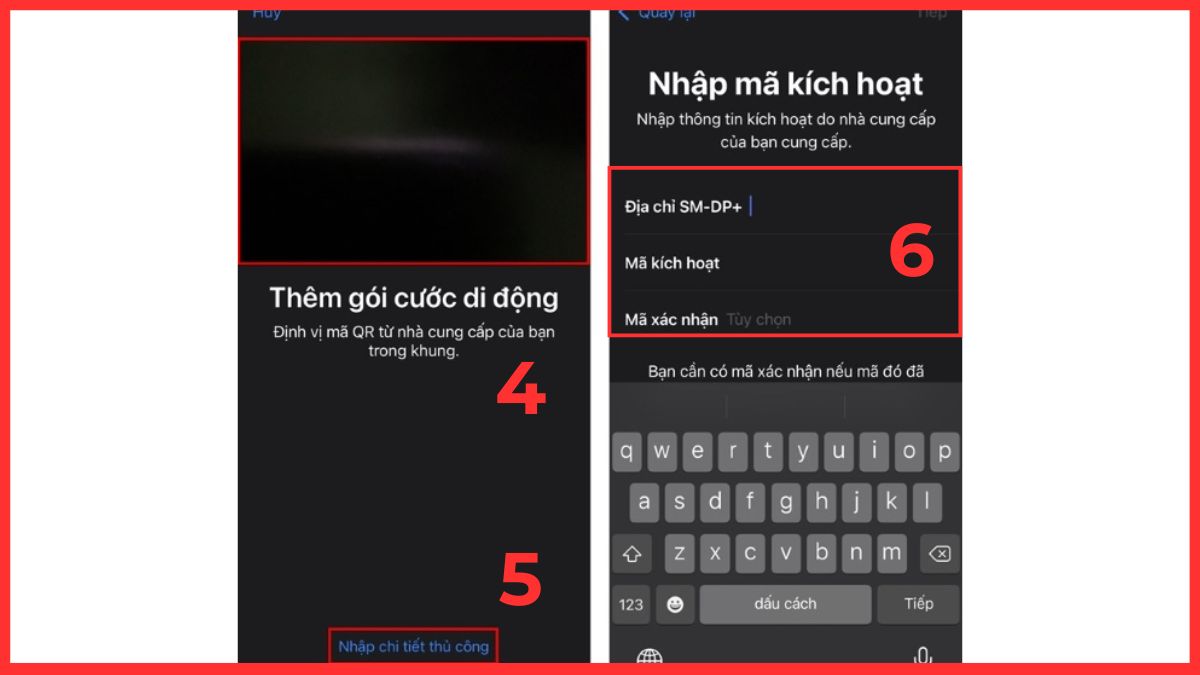 cách chuyển đổi esim viettel multisim