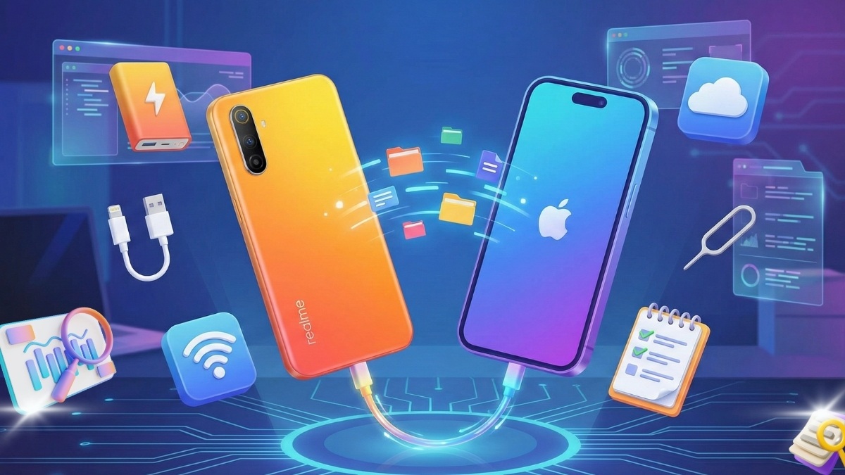 cách chuyển dữ liệu từ realme sang iphone