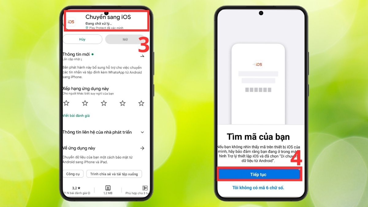 chuyển dữ liệu từ đt realme sang iphone