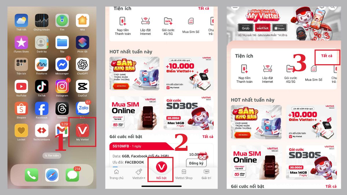 cách chuyển tiền viettel i share