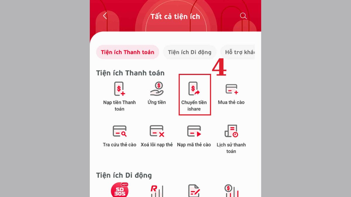 cách chuyển tiền điện thoại viettel