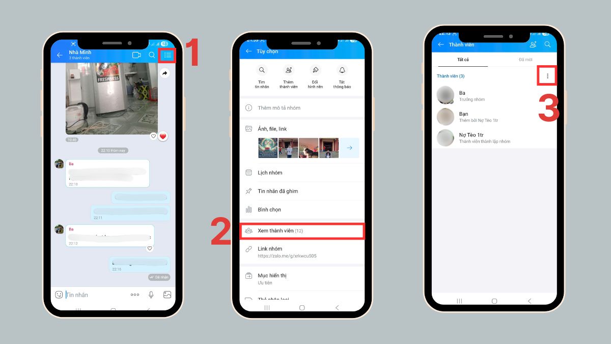 cách copy nhóm Zalo trên điện thoại
