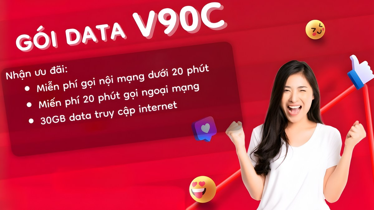 cách đăng ký gói cước v90