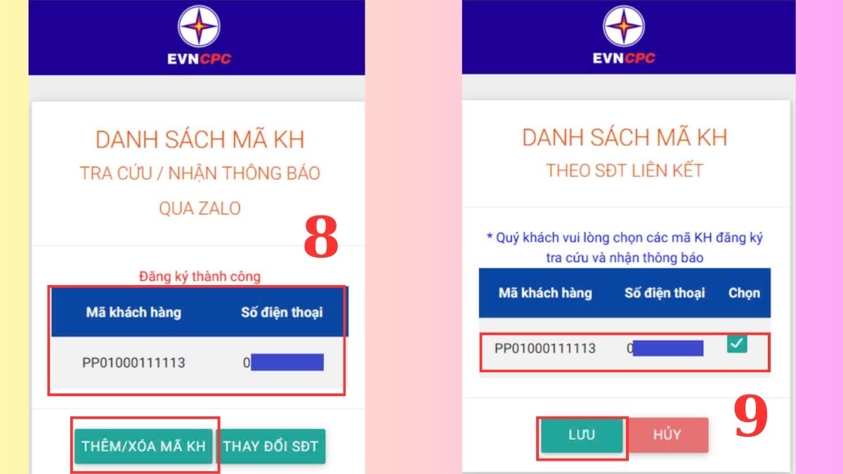liên kết tài khoản zalo