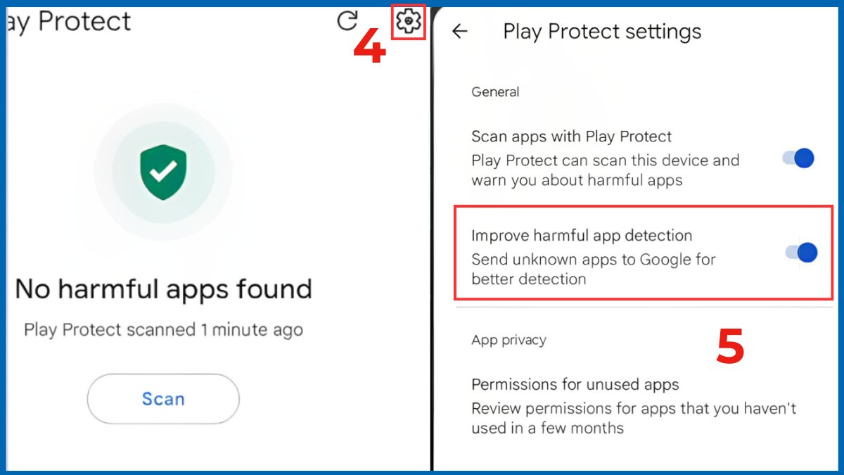 quét virus trên điện thoại realme