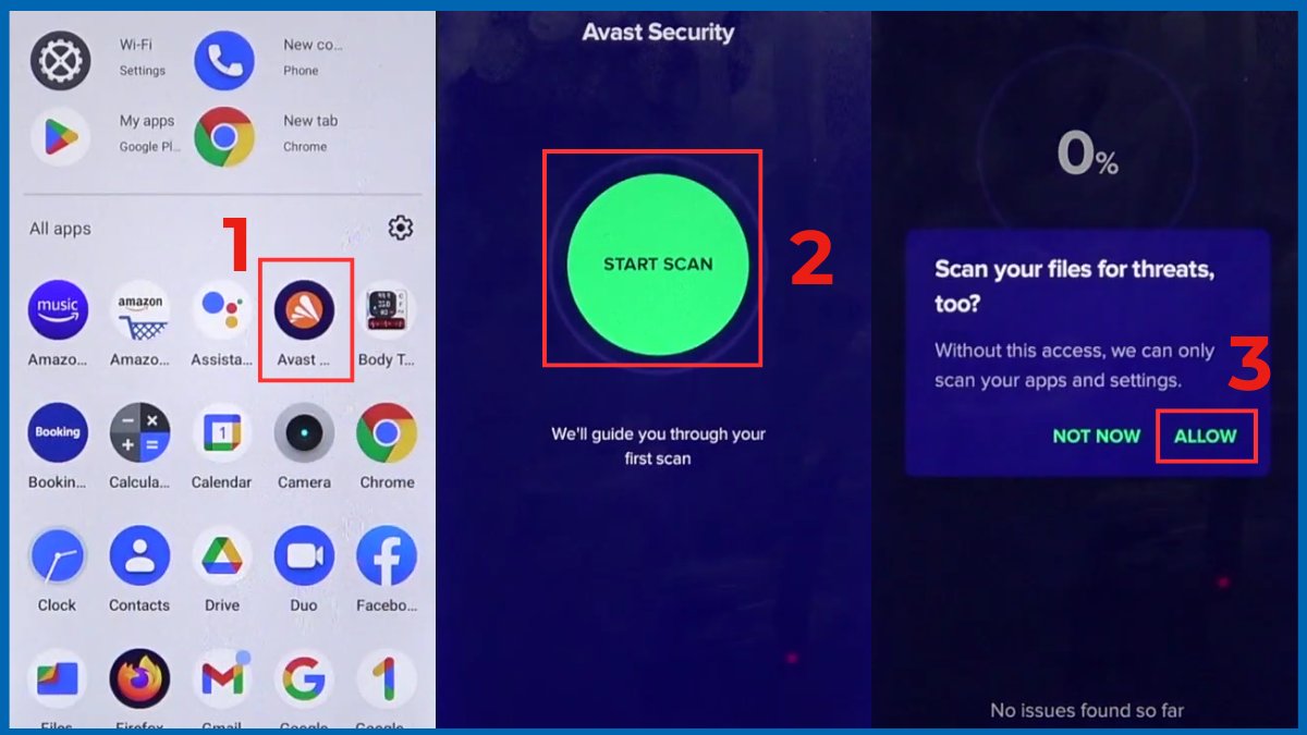 diệt virus trên điện thoại Realme bằng phần mềm