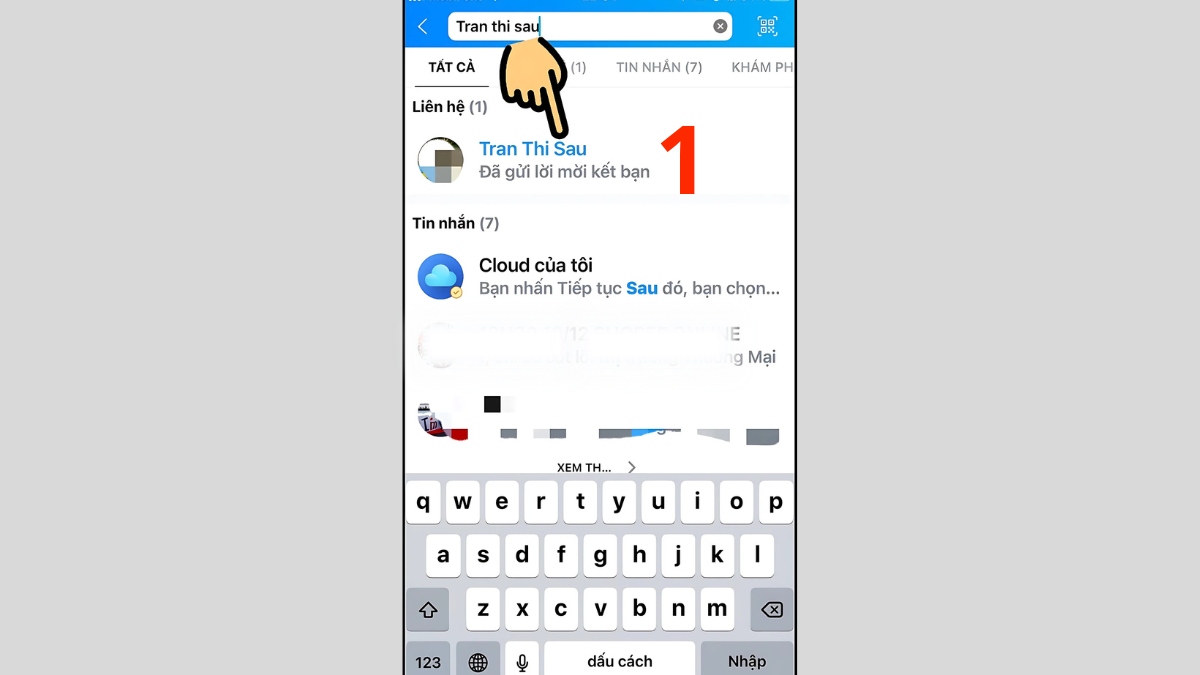 quên mã pin cuộc trò chuyện ẩn trên Zalo