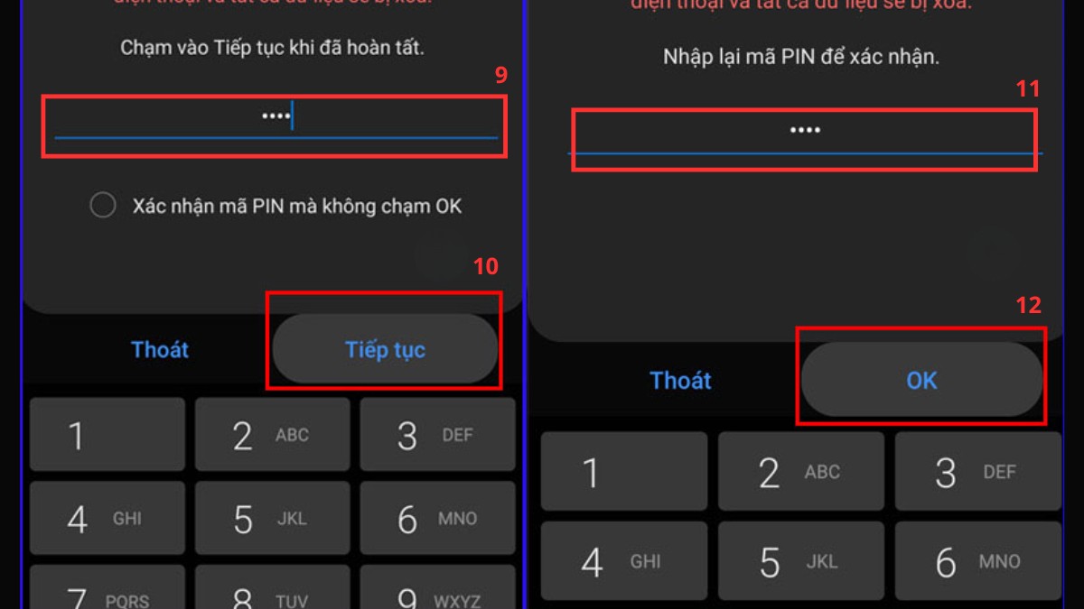 quên mật khẩu điện thoại realme