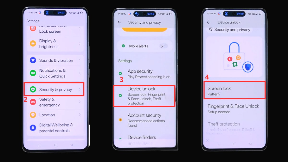 mật khẩu màn hình Realme cũ