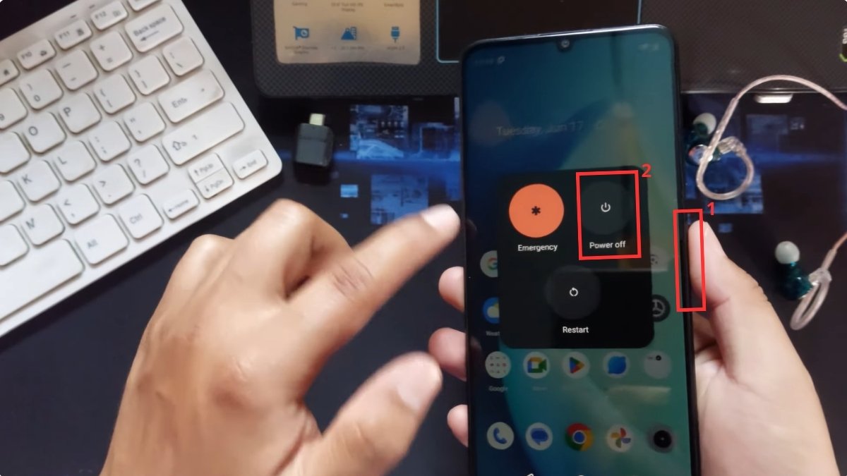 đổi pass điện thoại realme