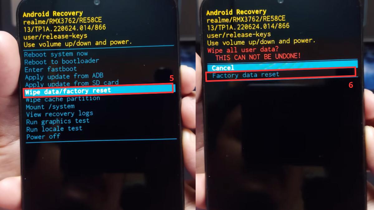 đổi mật khẩu điện thoại realme nhanh