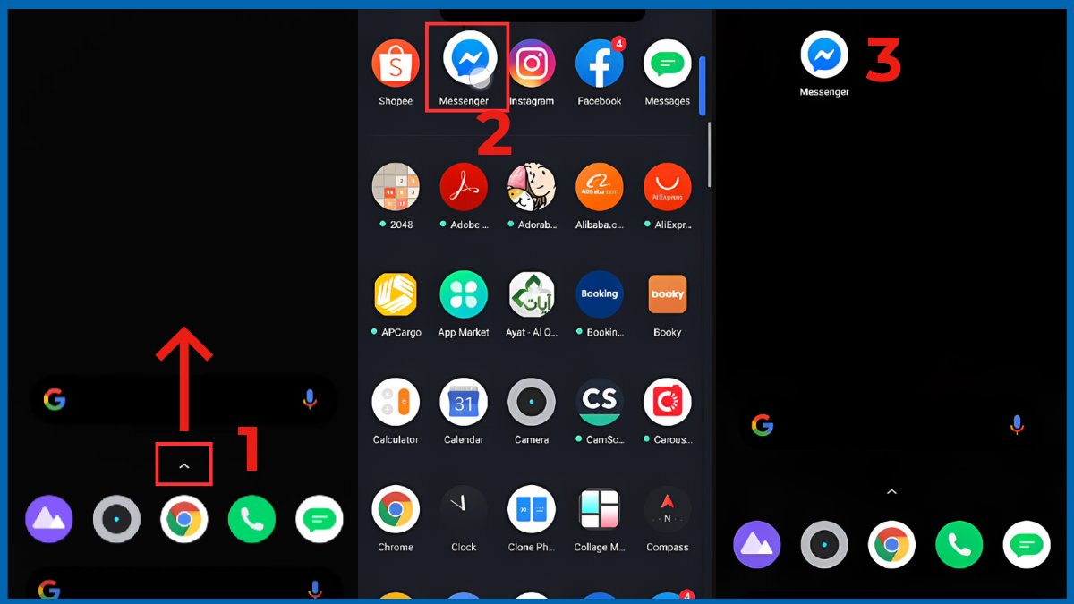 đưa ứng dụng ra màn hình điện thoại realme