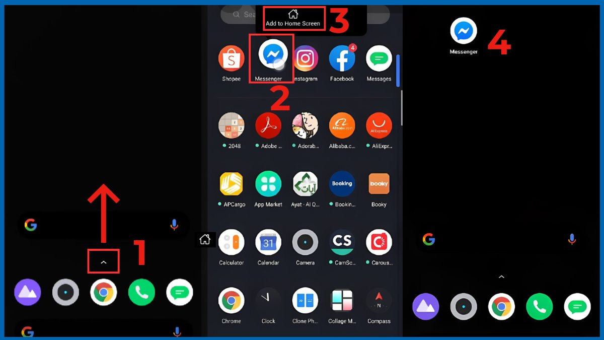 hướng dẫn cách đưa ứng dụng ra màn hình điện thoại realme