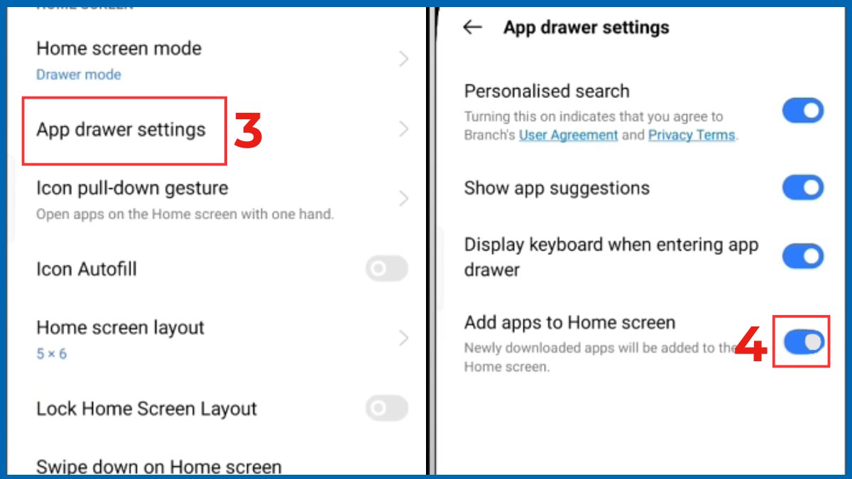 cách đưa app ra màn hình điện thoại realme