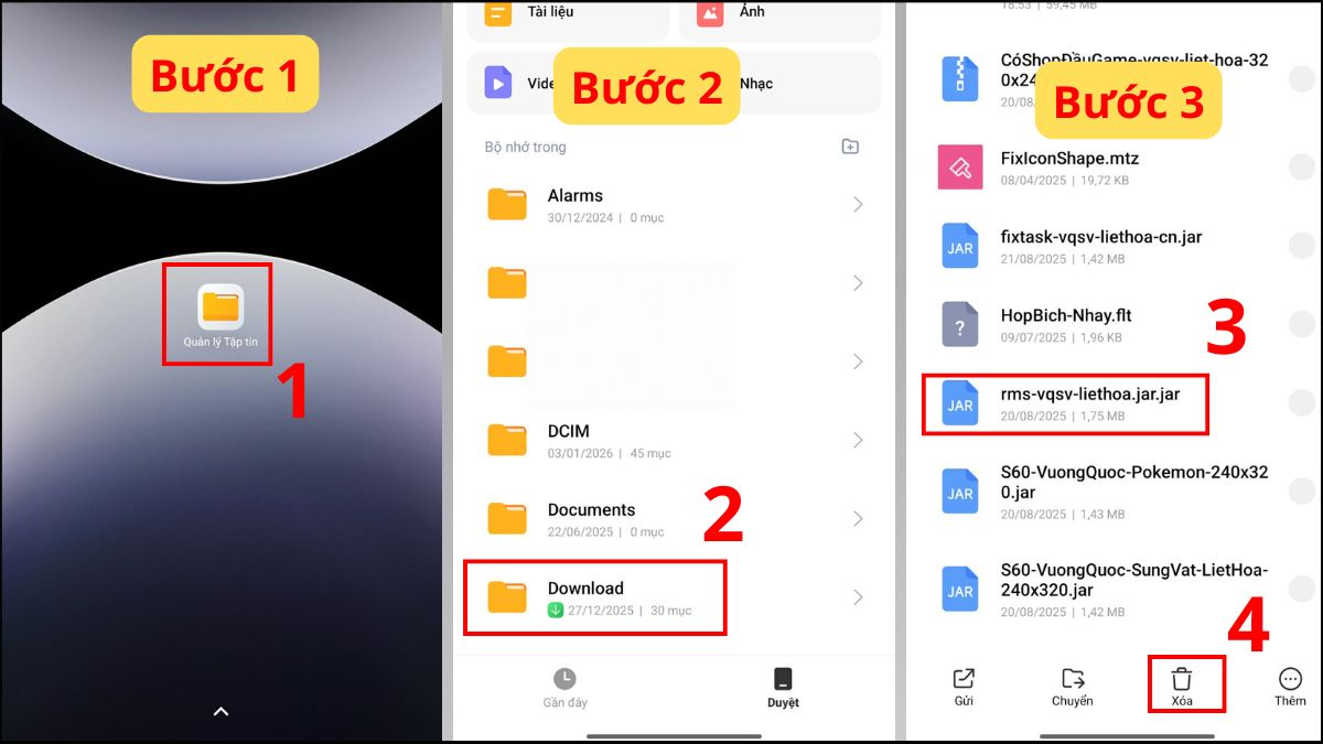 Realme đầy dung lượng