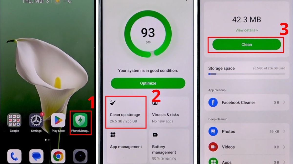 cách giải phóng dung lượng trên realme