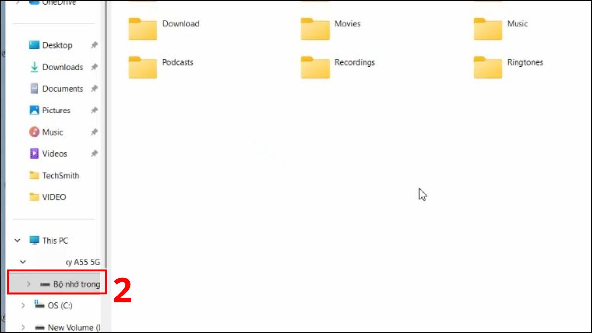 bộ nhớ trong realme