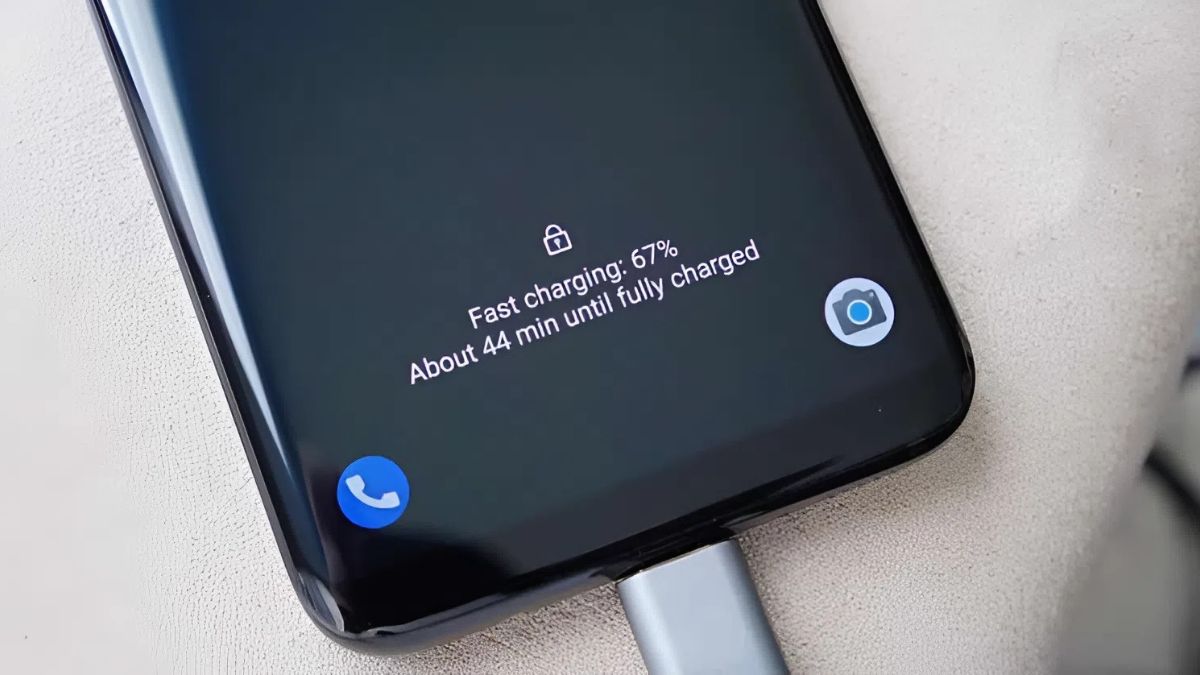 cách hiển thị thời gian sạc pin realme