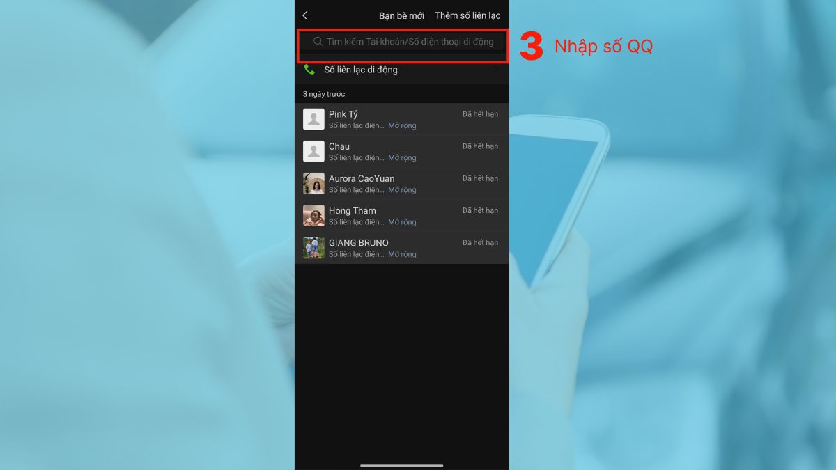 nhập qq wechat