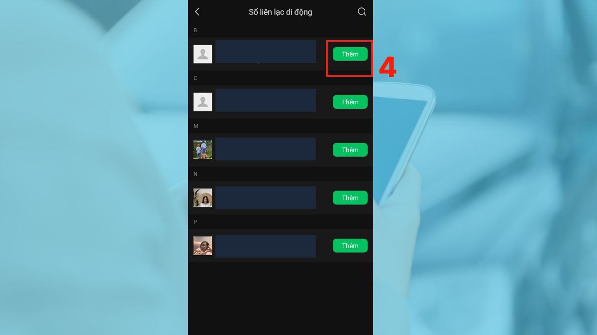 mời kết bạn Wechat
