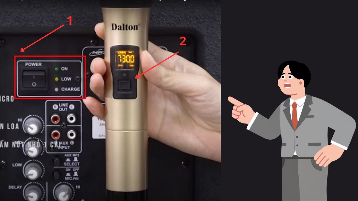 cách kết nối loa bluetooth với micro không dây