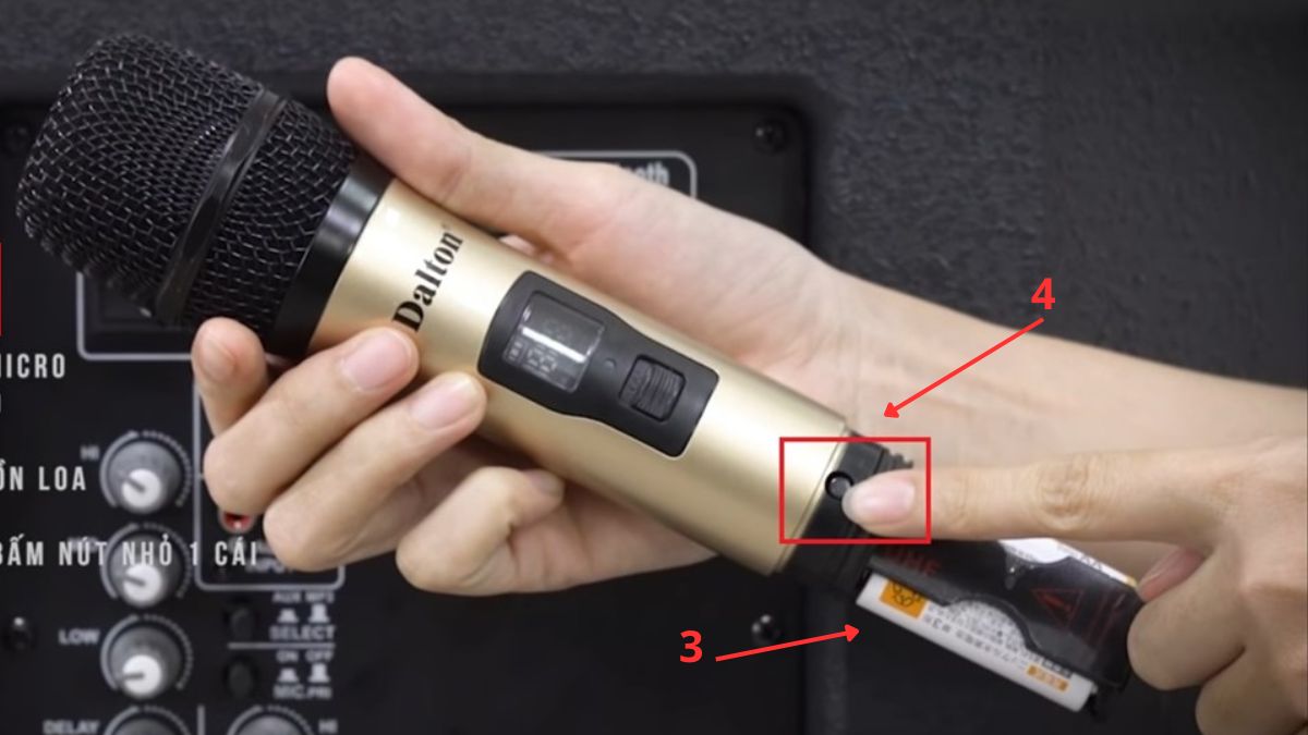 cách kết nối micro không dây với loa