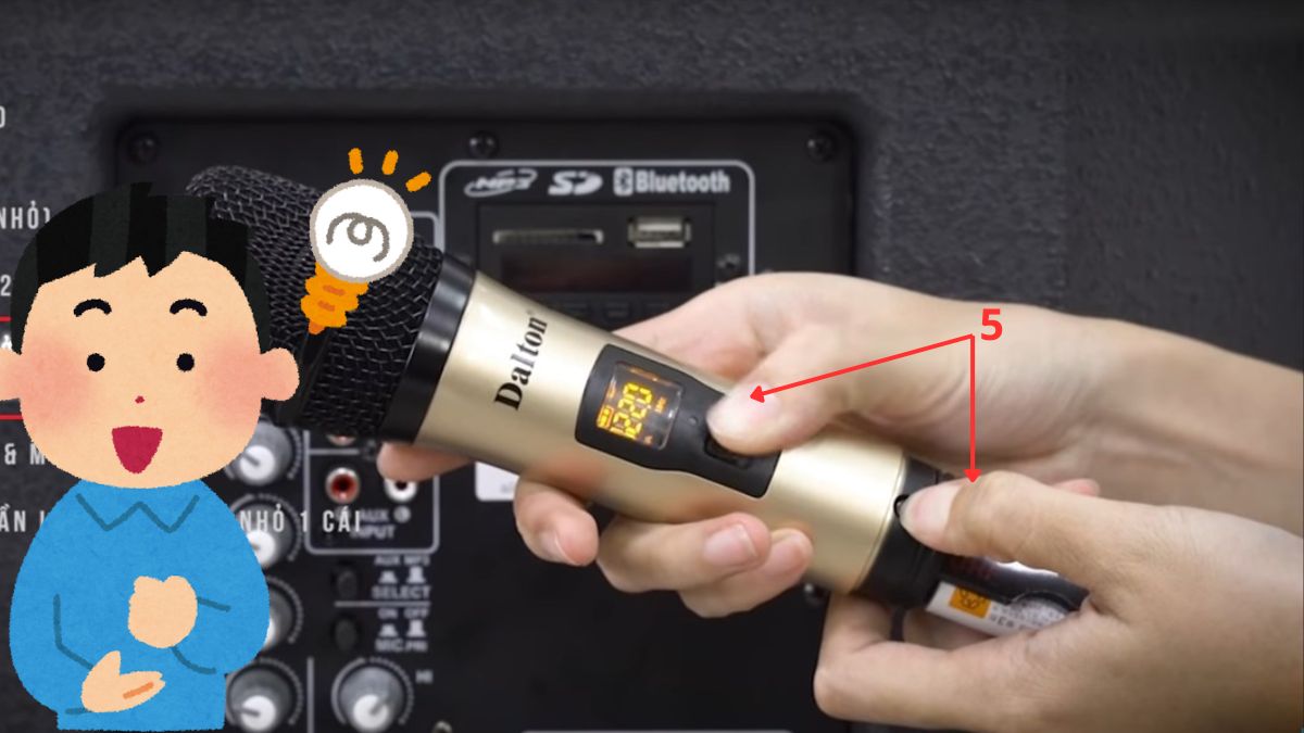 kết nối micro không dây với loa
