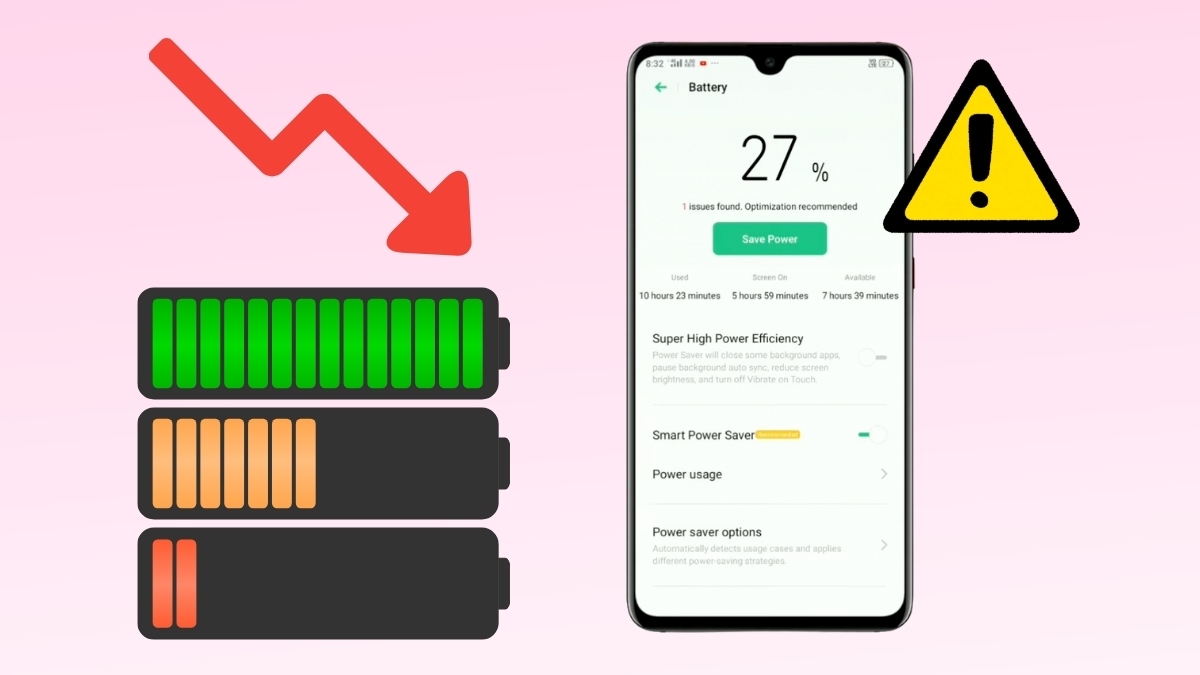 cách kiểm tra độ chai pin realme