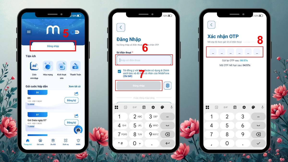 kiểm tra gói cước đang sử dụng mobifone
